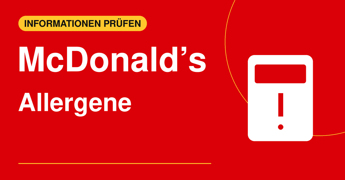 McDonald’s – Allergene