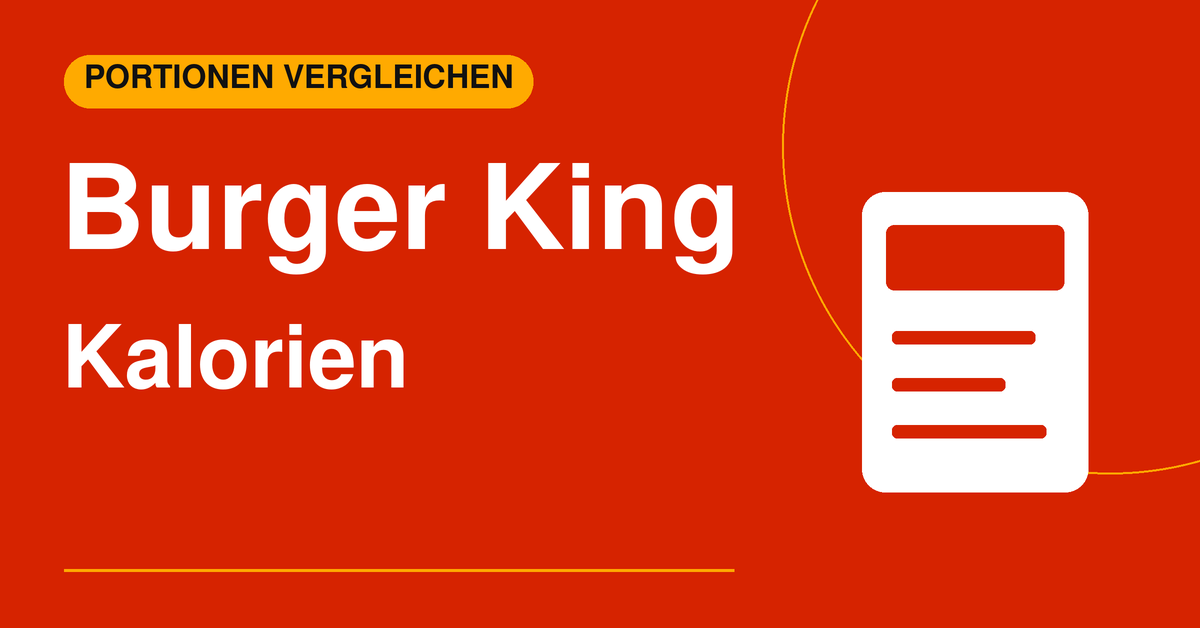 Burger King – Kalorien
