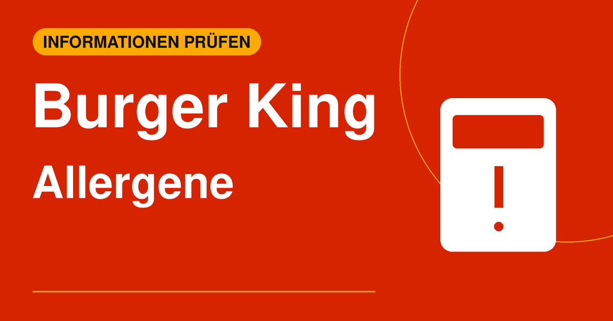 Burger King – Allergene