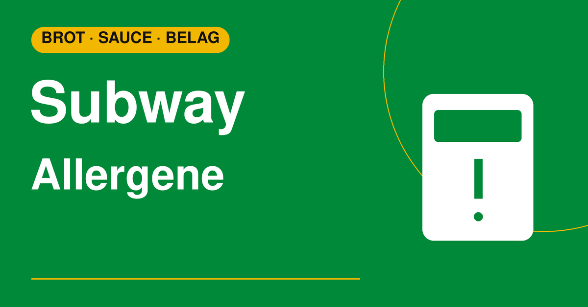 Subway – Allergene