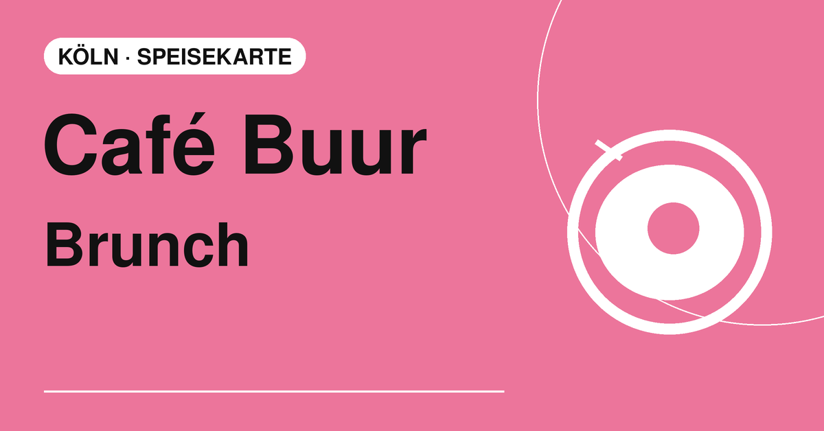 Café Buur – Brunch